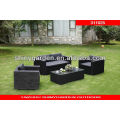 4 pcs mobilier d&#39;extérieur jardin textile canapé ensemble